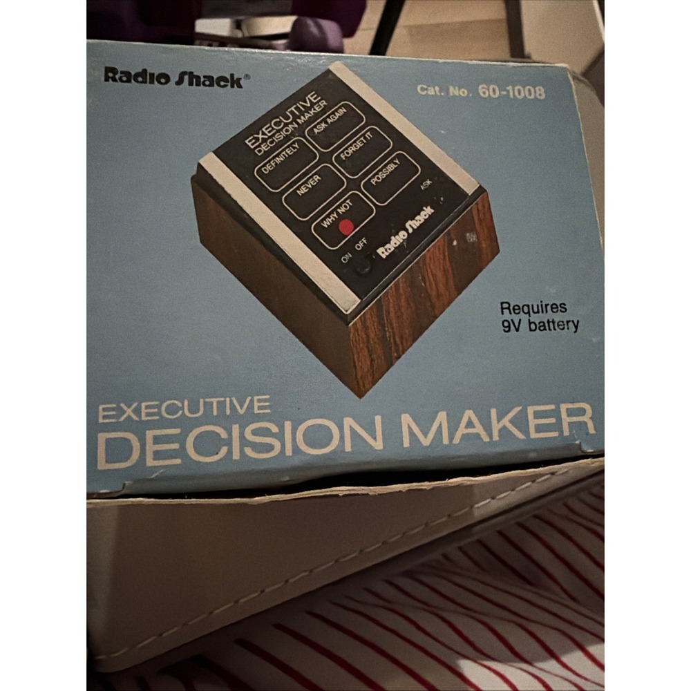 NEW Vintage Tandy Executive Decision Maker Desk Electronic 60-1008 Radio Shack